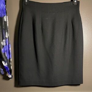 Classic Sunny Names Women's Wool Little Black Skirt